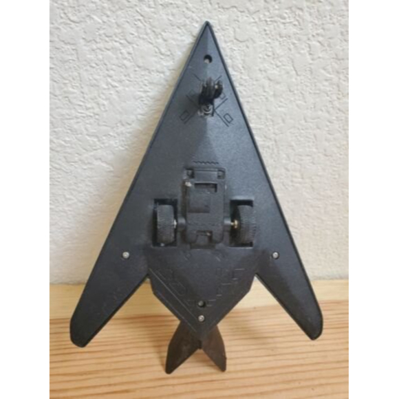 VTG 1990s Diecast USAF Model Stealth Fighter Jet Airplane Toy Black - Picture 7 of 7